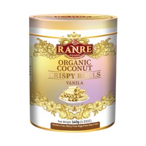 Organic Coconut Crispy Rolls - Vanilla (140g)