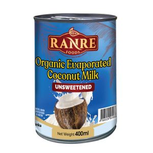 Organic Evaporated Coconut Milk - Unsweetened (400ml)