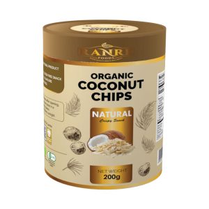 Organic Desiccated Coconut Chips – Natural  (200g)